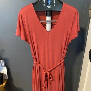 Ava & Viv Red Midi Length Dress